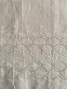 ผ้าลูกไม้ guipure สีขาวผ้าลูกไม้โพลีเอสเตอร์ผ้าลูกไม้แอฟริกันสำหรับตัดแต่งลูกไม้จากอินเดีย - Product Image 5