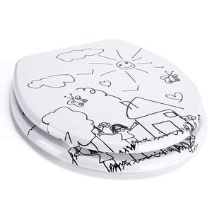 Sedile WC in MDF 'Kindergarten' - Cerniere in Acciaio Inossidabile - Product Image 5