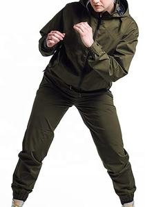 Ventes en gros 2026 Logo personnalisé Hommes Nylon Broderie Manches longues Coupe-vent à fermeture éclair Survêtements pour hommes - Product Image 5