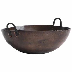 Juego de utensilios de cocina de alta gama Kadai Lohe Ki Kadai de hierro estilo indio de 3 litros para cocinar y servir - Product Image 3