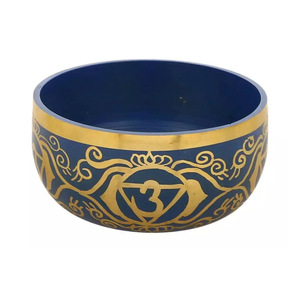 Bol chantant religieux en laiton de conception moderne, fabricant nouveau Design bol chantant tibétain pour la méditation et la guérison fournisseur inde - Product Image 2