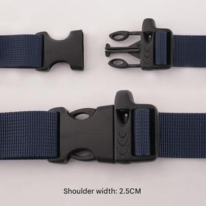 Borsa da scuola per bambini larga 2.5cm con fibbia antiscivolo per zaino con fibbia fissa con fibbia a rilascio regolabile con cinturino sterno - Product Image 3