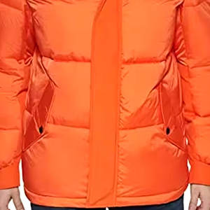 Haute qualité personnalisé Logo Puffer Jaet Thi respirant laine tissu couleur unie à capuche hiver chaud vêtements XL lumière La arrivée Ffilled - Product Image 6