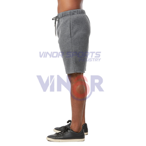 Pantalones cortos deportivos con cordón de punto a la moda para hombre, pantalones cortos para correr de verano con logotipo personalizado, pantalones cortos de secado rápido, venta al por mayor OEM - Product Image 4