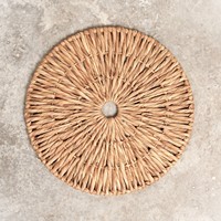 Sous-plats en fibre écologique pour mariage, accessoires de décoration de table, tapis de table tissés en jacinthe d'eau