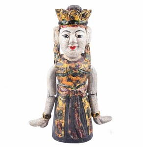 Idées de décoration pour la maison artisanat Style objet cadeau petite qualité Eco taille jacquier bois eau marionnette fée dame - Product Image 2