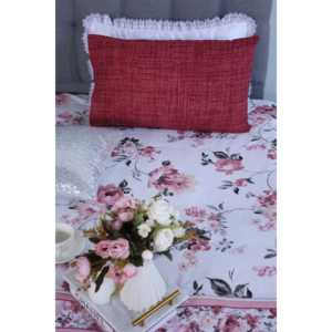 ชุดเครื่องนอนวินเทจลายกุหลาบขนาดคิงไซส์ ดีไซน์ดอกไม้หรูหราเพื่อประสบการณ์การนอนหลับอันหรูหรา - Product Image 1