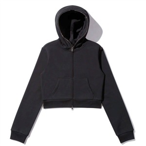 Premium Women's Winter Streetwear <b>Cropped</b> Full Zip Fleece Hoodie Badge Soft Durable for Everyday Use Layering Hot Sale New - Product Image 1