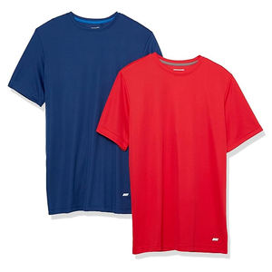 Polo à manches courtes pour homme, 100 % polyester, motif uni, tissu tricoté, 220 grammes, logo sur le devant - Product Image 3