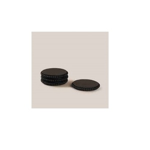 Ensemble de deux mini planches de service personnalisées en bois noyer sous-verres pour boissons chaudes et froides Tapis et tampons en bois - Product Image 6