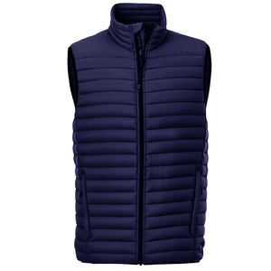 2025 nueva moda invierno cálido cuello levantado con cremallera chaqueta Puffer chaleco grueso chaqueta de plumón para hombres - Product Image 5