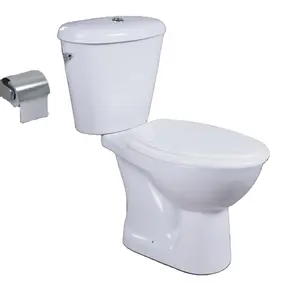 Керамический европейский туалет из двух частей для ванной комнаты