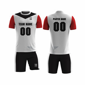 Conception personnalisée d'uniformes d'équipe de football élégants uniformes de football de qualité supérieure à manches courtes kits de football OEM d'usine - Product Image 2