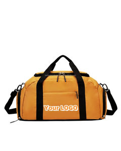 Sacs de sport unisexes en polyester à motif lettres avec fermeture éclair, couleur/logo personnalisé, grande capacité, pour activités de plein air - Product Image 3