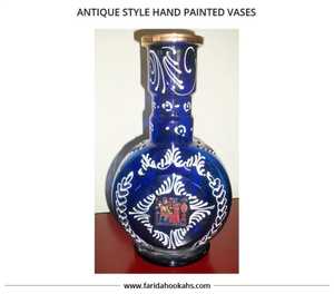 Cachimba de Vidrio Esmerilado de Lujo Exclusiva, Estilo Antiguo, Jarrones Pintados a Mano, Botella de Cachimba Egipcia, Base de Frasco - Product Image 6