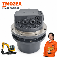 PHV-1B TM02EX WTM-02 Final Drive Travel Motor Assy 21W-60-22130 untuk Excavator Mini 0.8-2 Ton PC01 PC09