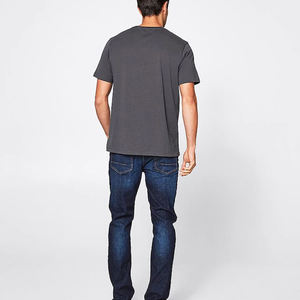 Camiseta de Manga Corta para Hombre con Cuello Redondo, Materiales Éticos y Sostenibles, Diseño Estampado en Algodón/Fibra de Bambú - Product Image 6