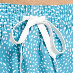 OEM Custom <b>Men</b> Swim <b>Shorts</b> Triple Blue Gradient Speckle Print Eco-Friendly Waterproof Beachwear Quick Dry Board <b>Shorts</b> Factory - Product Image 4