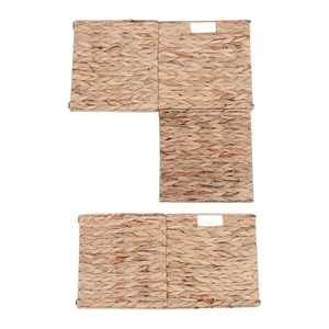 Wholesale Woven Decorative Folding <b>Water</b> <b>Hyacinth</b> <b>Storage</b> <b>Basket</b> Organizer for Bedroom Living Room Kitchen Home From Vietnam - Product Image 6