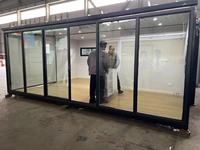 Petite maison préfabriquée bon marché pliable portable maison 40 pieds 20 pieds bureau vivant 2 3 chambres à coucher extensible conteneur maisons