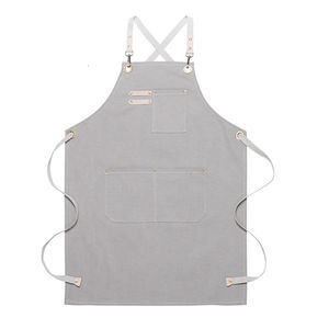 High Quality Cooking <b>Apron</b> Waterproof Restaurant Kitchen Cooking <b>Apron</b> H-shoulder Extended <b>Canvas</b> Logo Custom <b>Apron</b> - Product Image 4