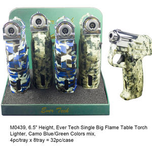 Torcia Camo Gun M0439 Ever Tech, Fiamma Singola Regolabile, Ricaricabile a Butano, Accessorio per Illuminazione Esterna, Campeggio ed Escursionismo - Product Image 3