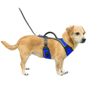 Harnais rembourré réglable pour chien avec poignée de commande et passepoil réfléchissant pour chien Harnais pour chien de traîneau - Product Image 5