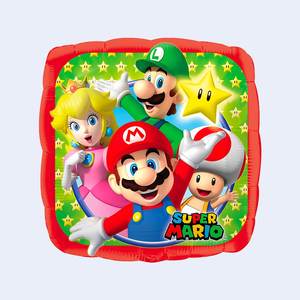 Ballon en aluminium Super Mario 43 cm, décorations de fête d'anniversaire - Product Image 2