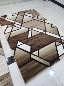 Fabricantes al por mayor de alfombras Adiva, alfombras talladas de polipropileno turco, material de poliéster de yute para uso en sala de estar y dormitorio - Product Image 2