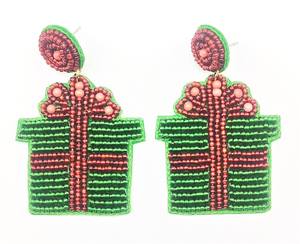 2024 nuevo lindo copo de nieve árbol vacaciones acrílico Stud pendientes moda invierno joyería regalo accesorios decoraciones - Product Image 4