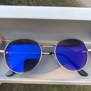 Lunettes Photochromiques en Alliage pour Homme et Femme, Rondes Simples, <span class=keywords><strong>Anti</strong></span>-<span class=keywords><strong>Reflet</strong></span> Lumière Bleue, Optiques Photogray - Product Image 1
