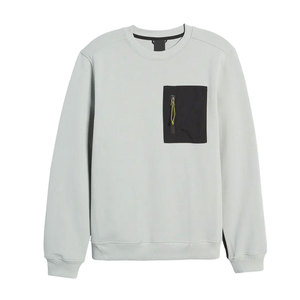 เสื้อสเวตเตอร์สวมหัวของผู้ชายเสื้อสเวตเตอร์มีกระเป๋าออกแบบได้ตามต้องการฤดูหนาวกลางแจ้ง - Product Image 5