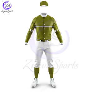 Ropa de equipo personalizada al por mayor con servicio OEM/ODM ropa de deporte duradera transpirable de alto rendimiento para uniformes de béisbol de equipos - Product Image 6
