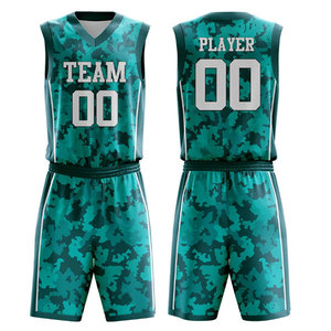 Uniformes de Baloncesto Personalizados de Primera Calidad para Hombre, 100% Poliéster, Secado Rápido, Transpirables, Ropa Deportiva al por Mayor, Estampados - Product Image 1