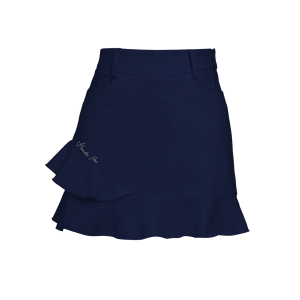 Jupe de golf élégante et respirante 100 % polyester pour femme Handee avec fermeture boutonnée – Accessoire vestimentaire stylé - Product Image 5
