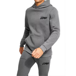 Ensemble de survêtement d'hiver pour homme 100% coton, imprimé personnalisé, jogging, ensemble de survêtement, marque privée, jogging vierge, sweat-shirt à capuche - Product Image 1