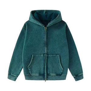 เสื้อฮู้ดดี้ผู้ชายสไตล์วินเทจลายฟอกสี ย้อมสีซีดแบบซันเฟด ผ้าฝ้าย 100% เนื้อหนา สำหรับฤดูหนาว ขายดี - Product Image 4