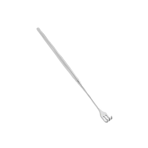 Curva grande 165mm 6,12 \ "Retractor quirúrgico 3 puntas Mordaza Roma 9,50mm Profundidad 10mm Ancho de la mandíbula Acero Material plástico Pulgadas - Product Image 2