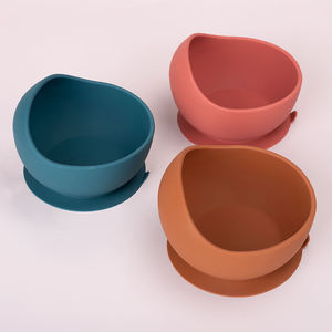 Antidérapant Forte Aspiration Silicone Toddler Bol De Nourriture Sans BPA Micro-ondes Sûr Bébé Plat D'alimentation Durable Écologique En Gros - Product Image 2