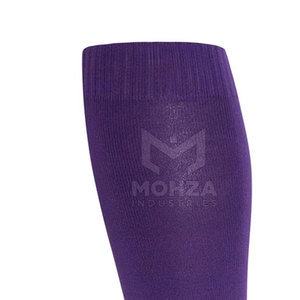 Chaussettes de football d'hiver de haute qualité, couleur unie personnalisée, écologiques, respirantes, fabriquées au Pakistan avec tissu personnalisé, invisibles et sans couture - Product Image 6
