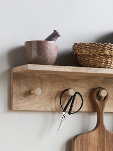 Wooden Oxford Peg <b>Rail</b> Shelf - Product Image 3