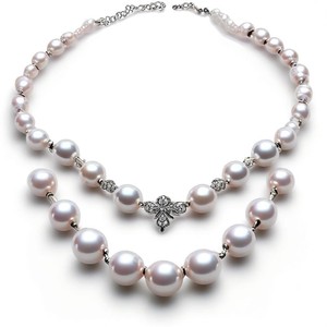 Conjunto de bisutería de moda Collar de perlas de agua dulce Conjuntos de joyas de cuentas para mujeres y niñas - Product Image 4