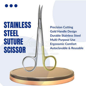 Tijeras quirúrgicas manuales de corte de precisión para kits de instrumentos médicos reutilizables de alta resistencia a la corrosión certificado CE - Product Image 3