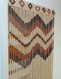 Tenture murale en macramé de qualité supérieure avec tige en bois, décor Boho fait à la main pour espaces de vie modernes tenture murale en bois faite à la main - Product Image 2