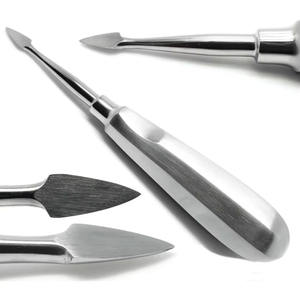 Ascenseur dentaire manuel en acier inoxydable Set d'extraction de dents Ascenseurs de racines incurvés Instruments chirurgicaux dentaires professionnels - Product Image 3