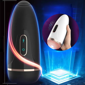 Coupe de masturbation électrique pour homme, simulation vaginale, poche vaginale, massage, masturbateur, appareil d'exercice pénien, jouets sexuels pour adultes masculins - Product Image 5
