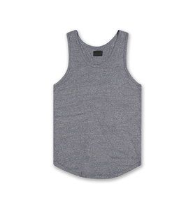 Camiseta deportiva sin mangas con logotipo personalizado XL para hombre, camiseta de gimnasio de malla de algodón de secado rápido transpirable con diseño sin mangas de cuello redondo para correr - Product Image 6