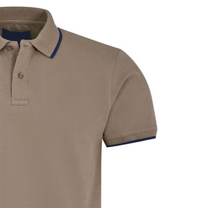 T-shirt en fibre de bambou et en coton respirant de haute qualité pour hommes, dernier modèle OEM pour polo, polo slid fabriqué en usine pour femmes - Product Image 3