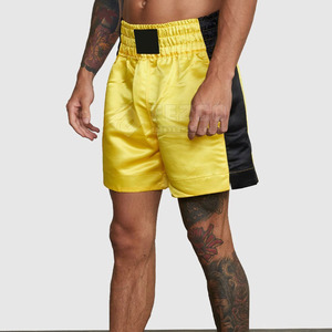 Imprimer nouveau Style Logo personnalisé Super élastique séchage rapide Short de boxe tissu boxe blanc Shorts de combat - Product Image 3