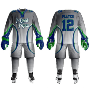Conjunto de uniforme de hockey sobre hielo personalizado de alta calidad Diseño cómodo con servicio ODM OEM para hombres - Product Image 2